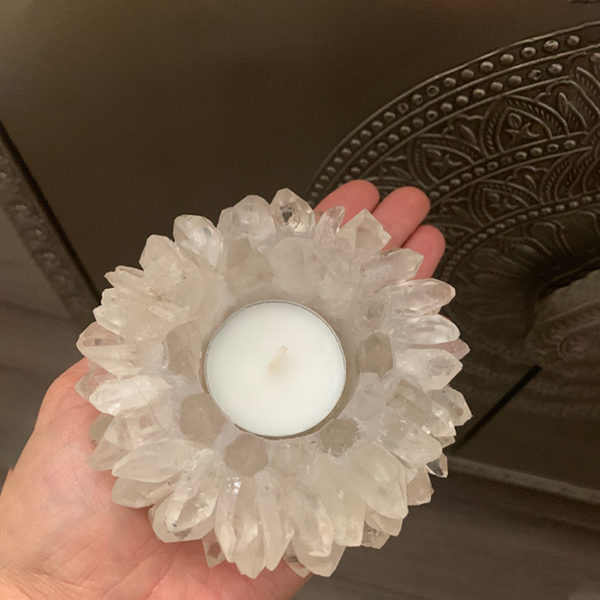 Quartz Votive Holder